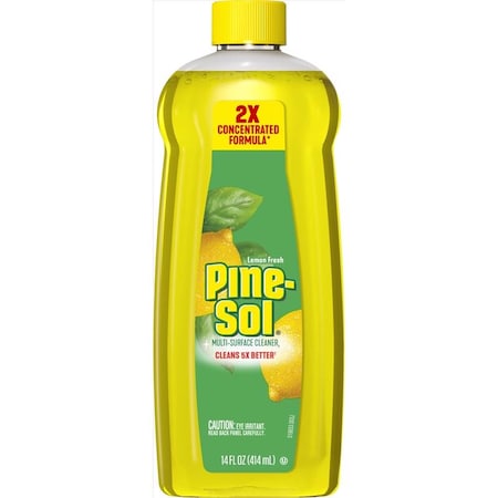 Pine-Sol Pine-Sol Lemon Scent Concentrated All Purpose Cleaner Liquid 14 fl. oz. 60148